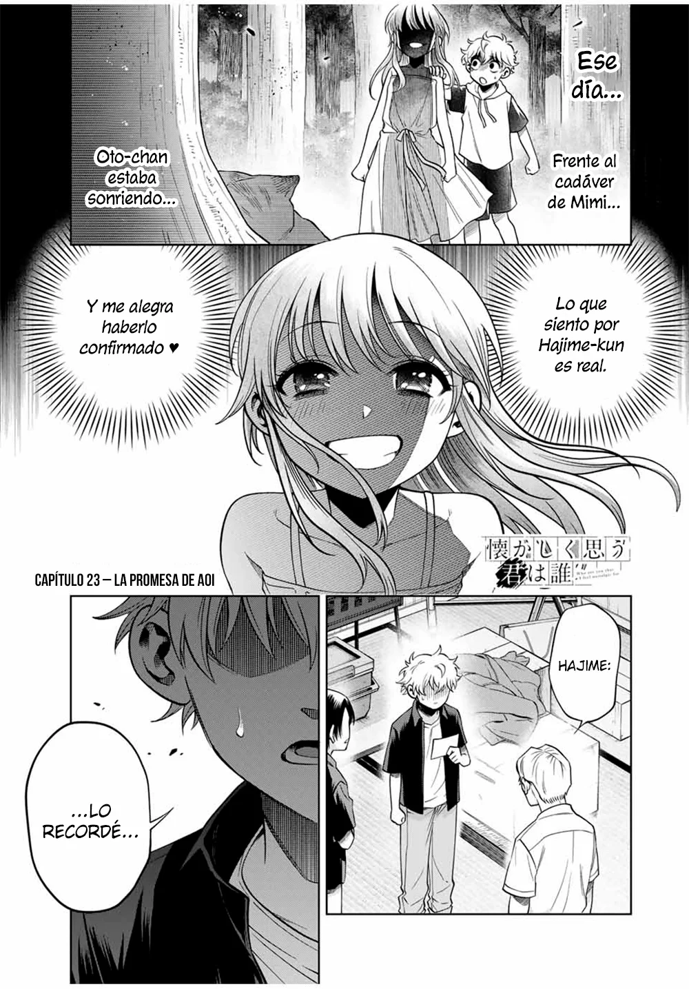 Natsukashiku omou kimi wa dare Capítulo 23 - Page 3