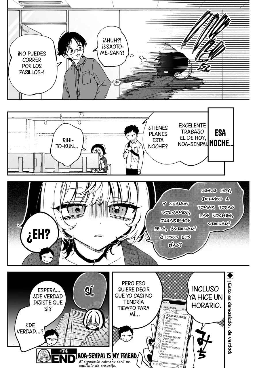 Noa-senpai wa Tomodachi Capítulo 74 - Page 21