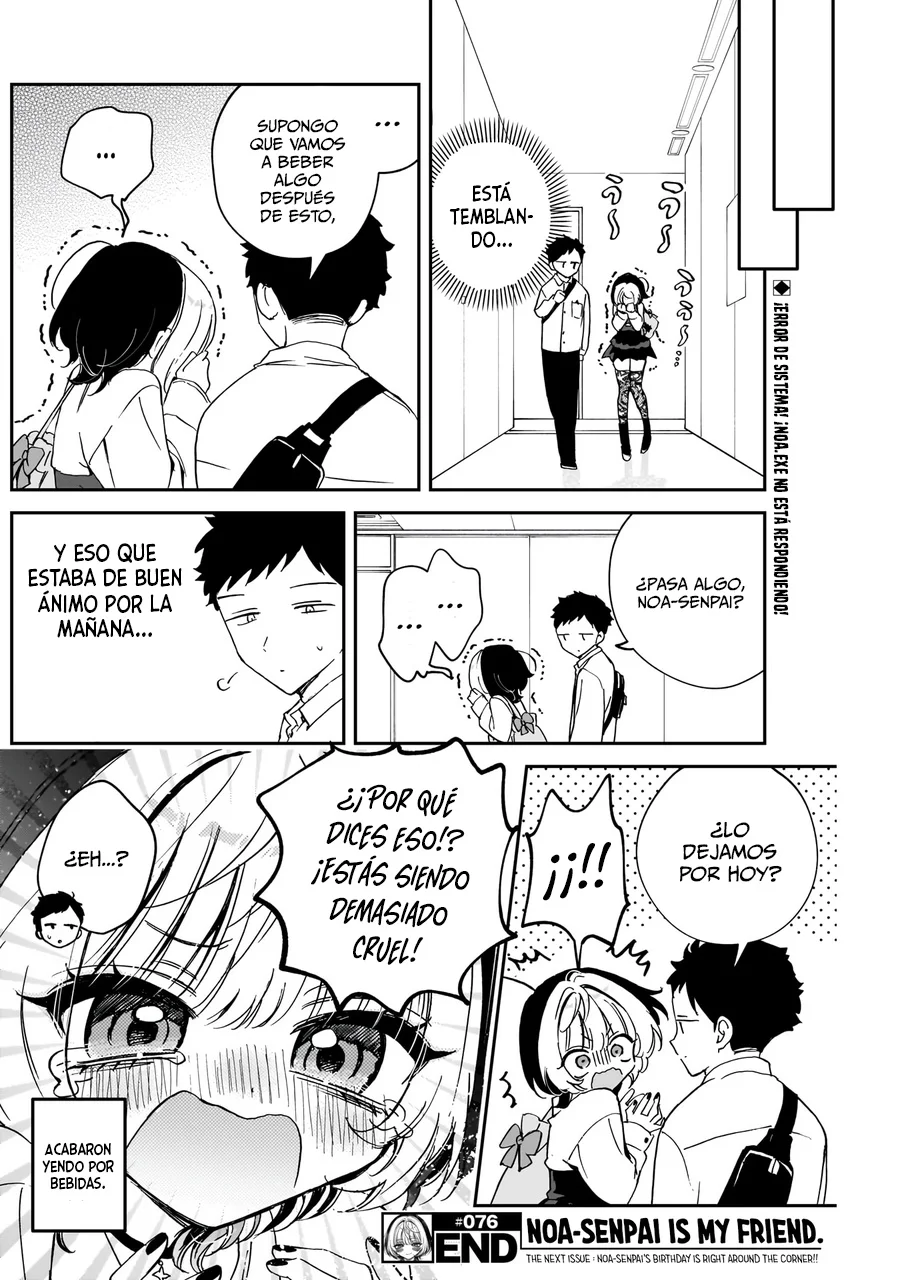 Noa-senpai wa Tomodachi Capítulo 76 - Page 21