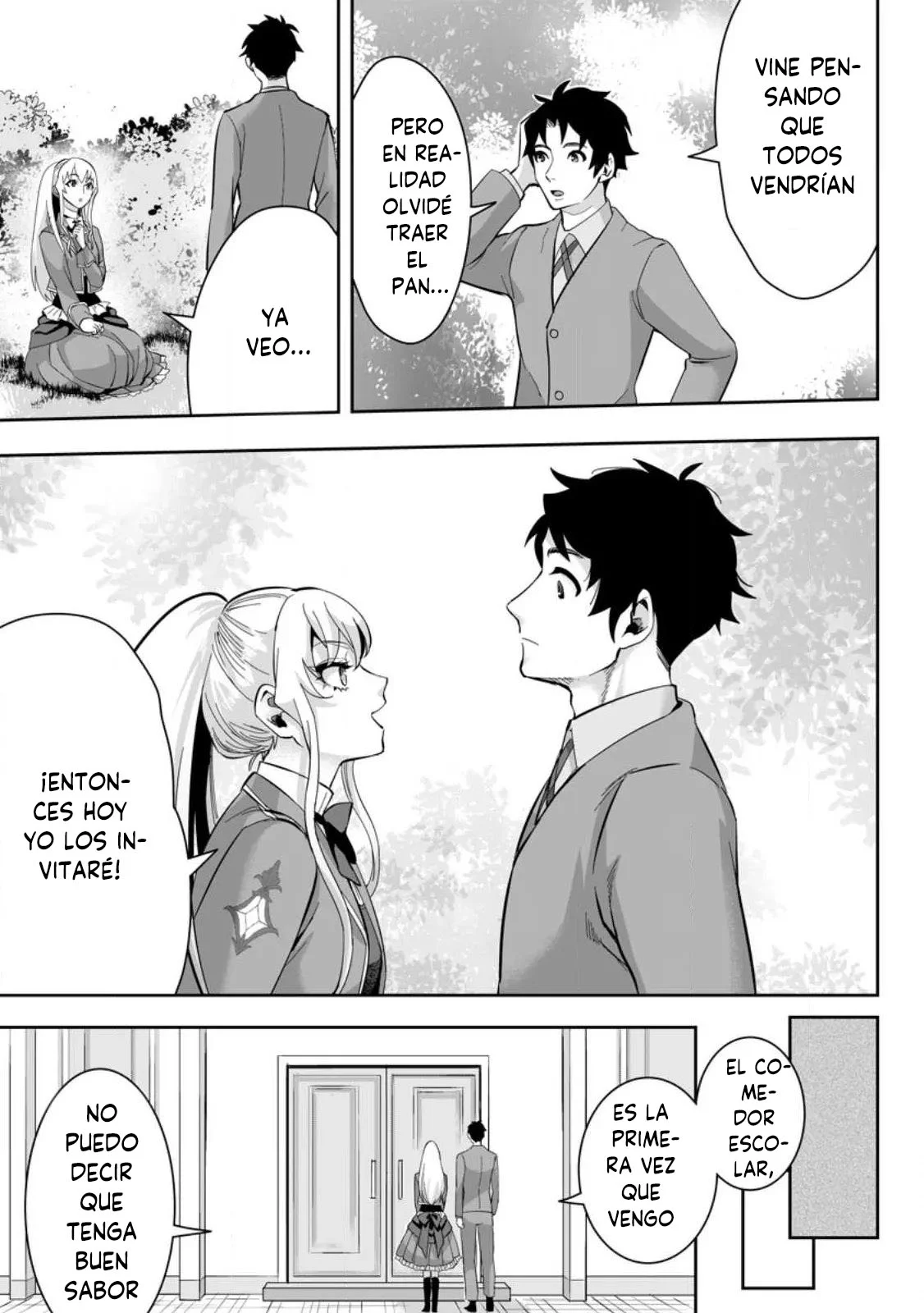 It seems that I was reincarnated into the world of a school otome game, but I was a background male student with cheats. Capítulo 19 - Page 11