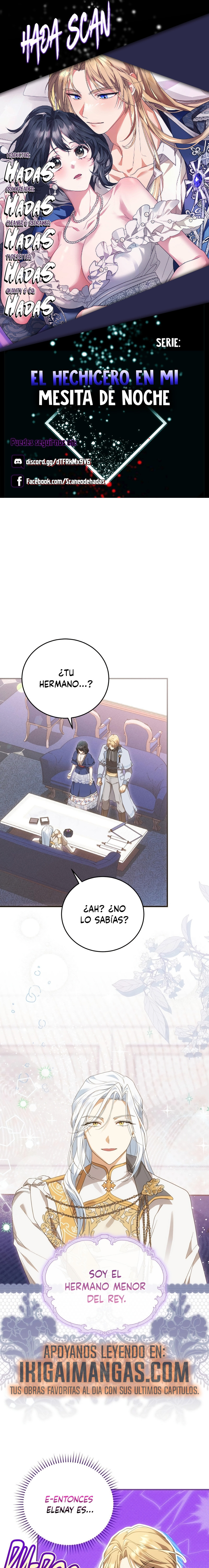 El Hechicero en mi mesita de noche Capítulo 28 - Page 1