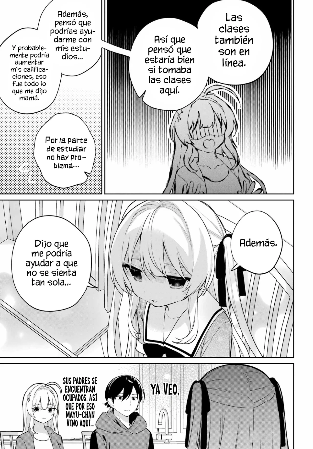 Remote Jugyou ni Nattara Class 1 no Bishoujo to Doukyo Suru Koto ni Natta Capítulo 14 - Page 23