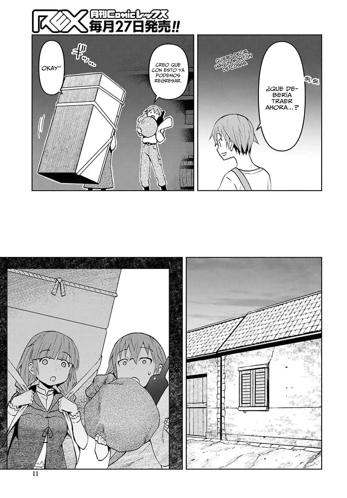 Dungeon Tou de Yadoya wo Yarou! Souzou Mahou wo Moratta Ore no Hosoude Hanjouki Capítulo 54 - Page 11