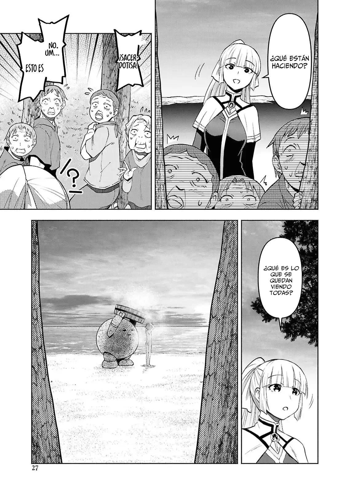 Dungeon Tou de Yadoya wo Yarou! Souzou Mahou wo Moratta Ore no Hosoude Hanjouki Capítulo 54 - Page 27