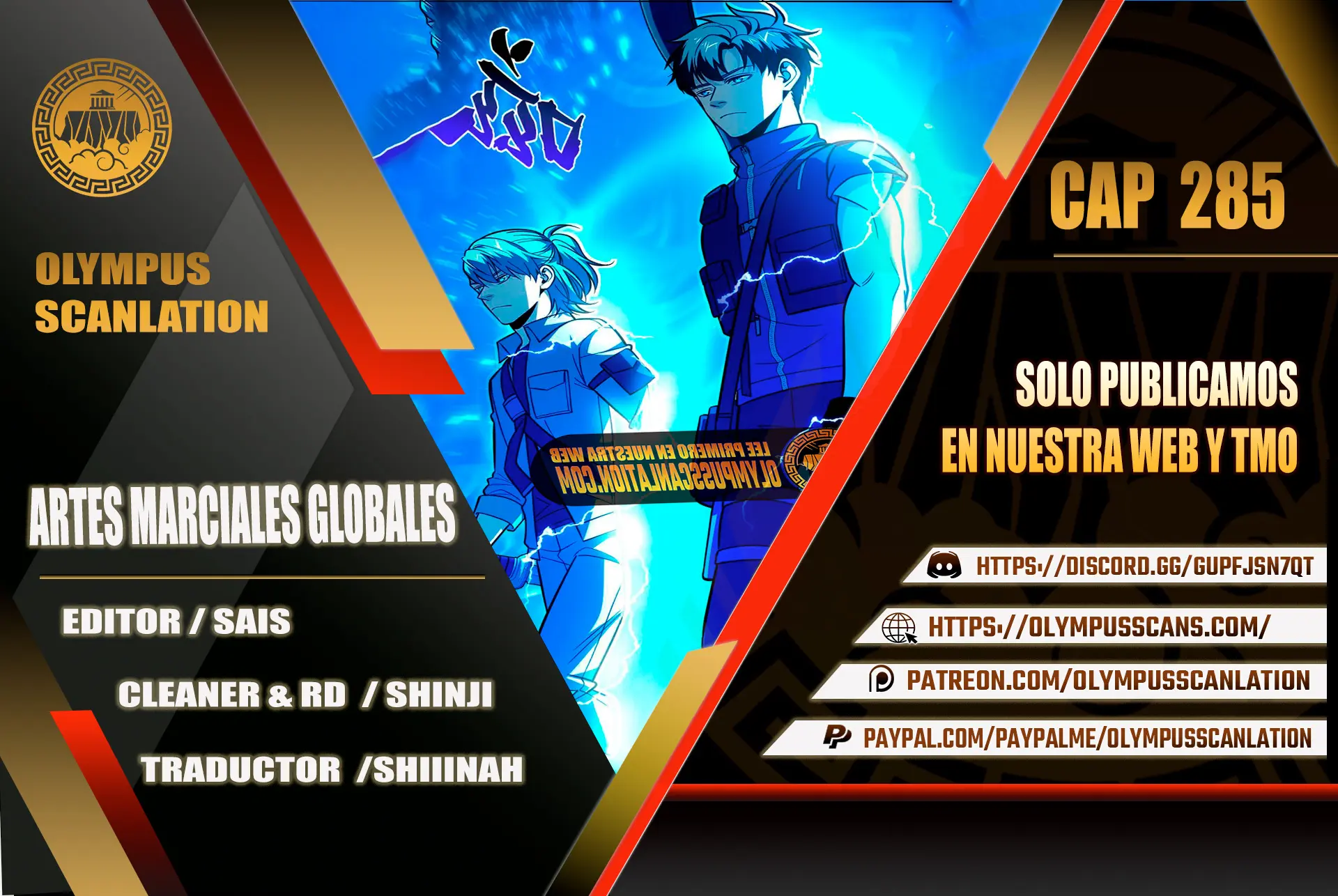 Artes Marciales Globales Capítulo 285 - Page 1