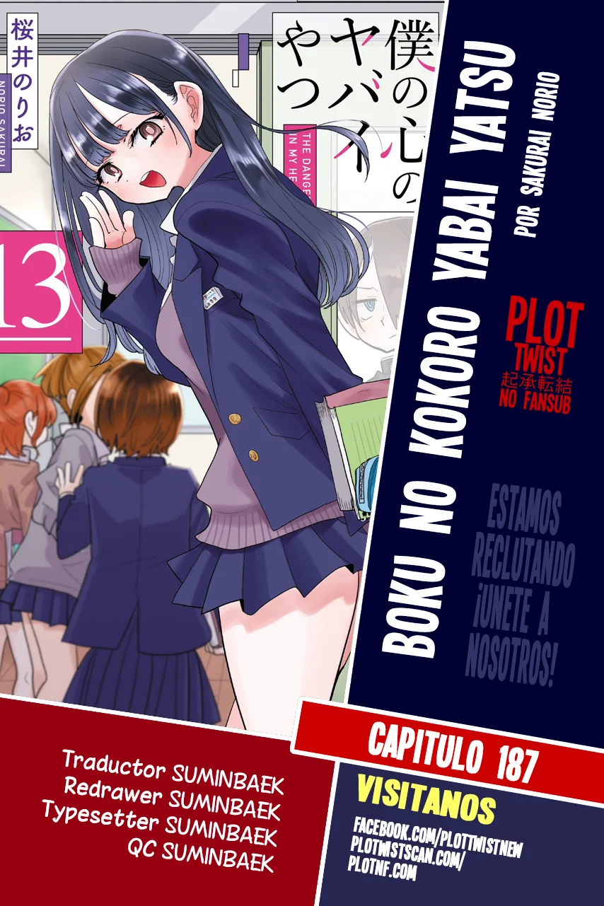 Boku no Kokoro no Yabai Yatsu Capítulo 187 - Page 1