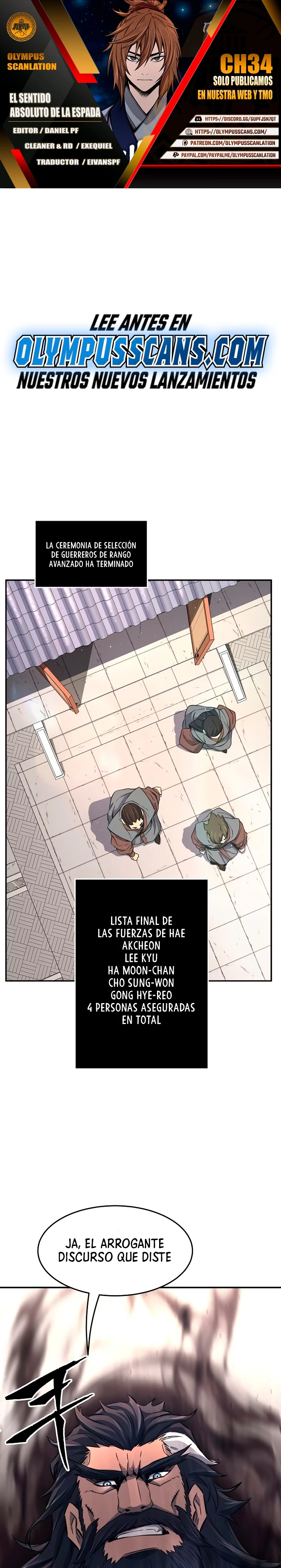 El Sentido Absoluto de las Espadas Capítulo 34 - Page 1