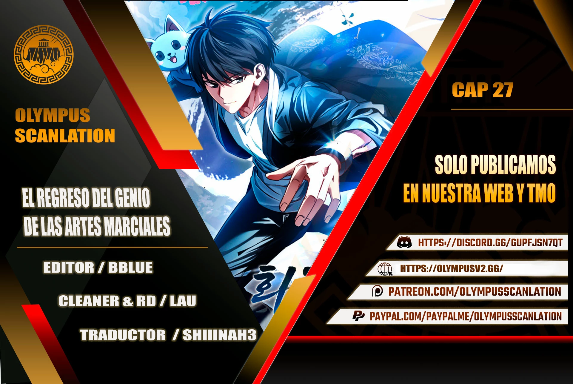 El Regreso Del Genio De Las Artes Marciales Capítulo 27 - Page 1