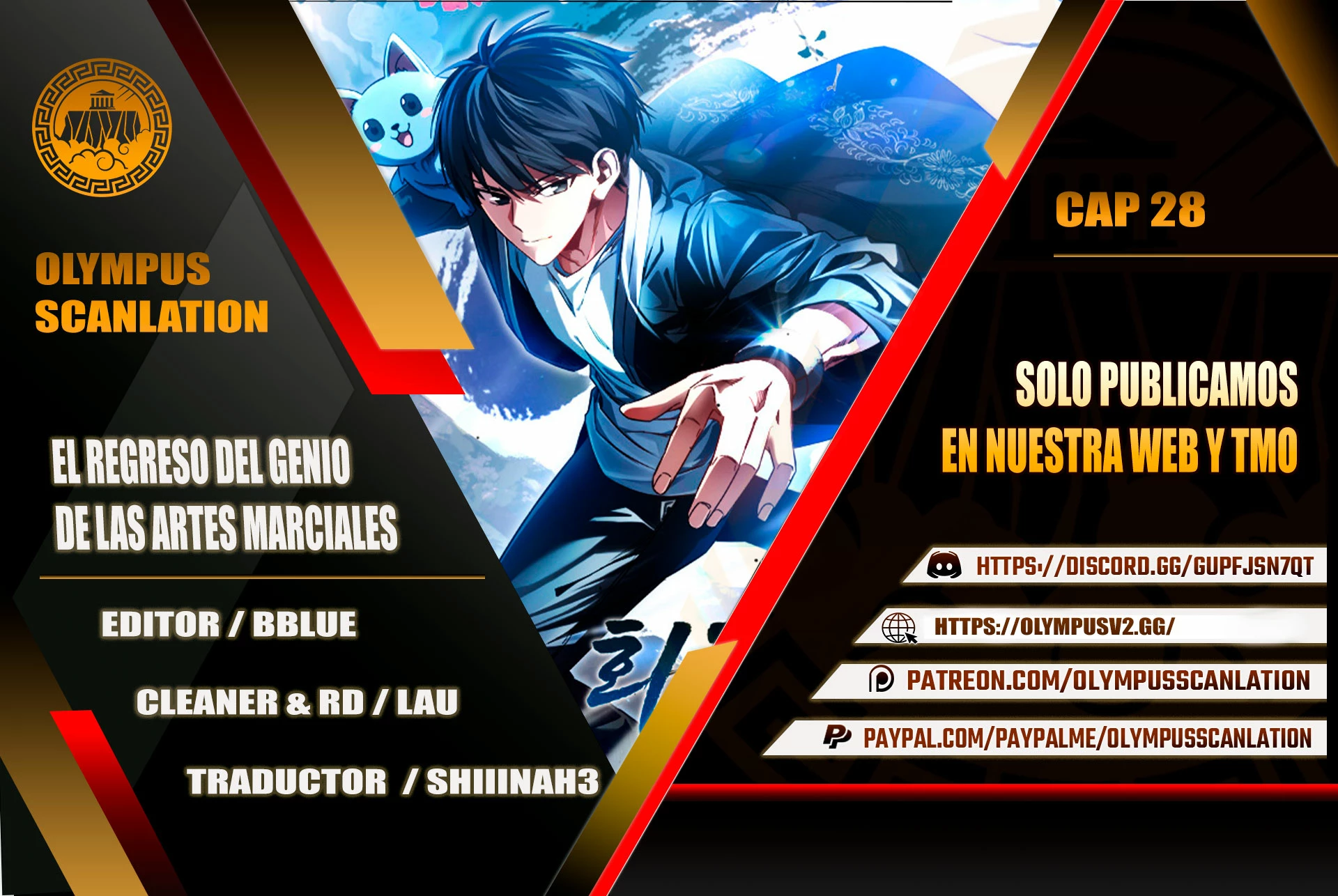 El Regreso Del Genio De Las Artes Marciales Capítulo 28 - Page 1