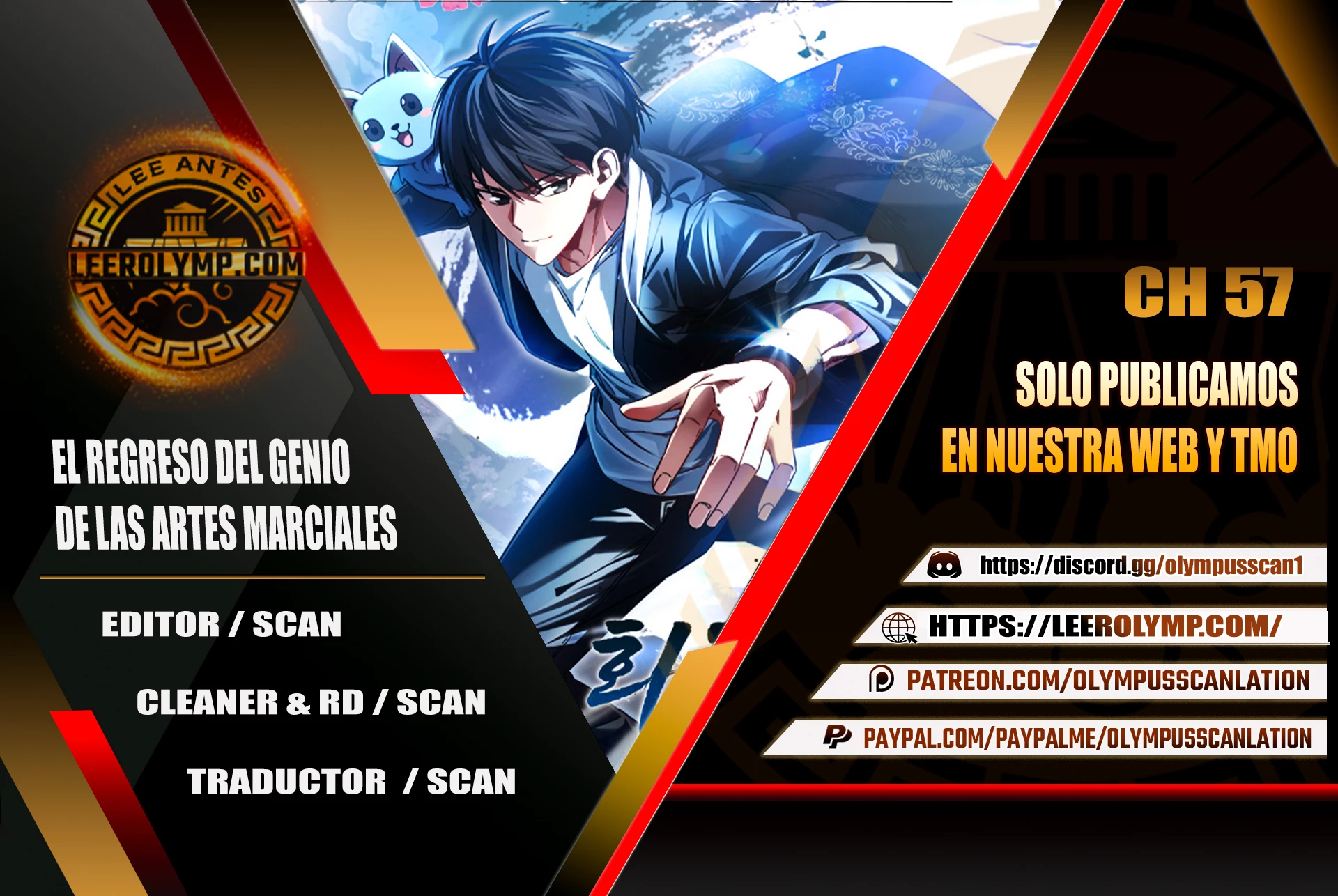 El Regreso Del Genio De Las Artes Marciales Capítulo 57 - Page 1