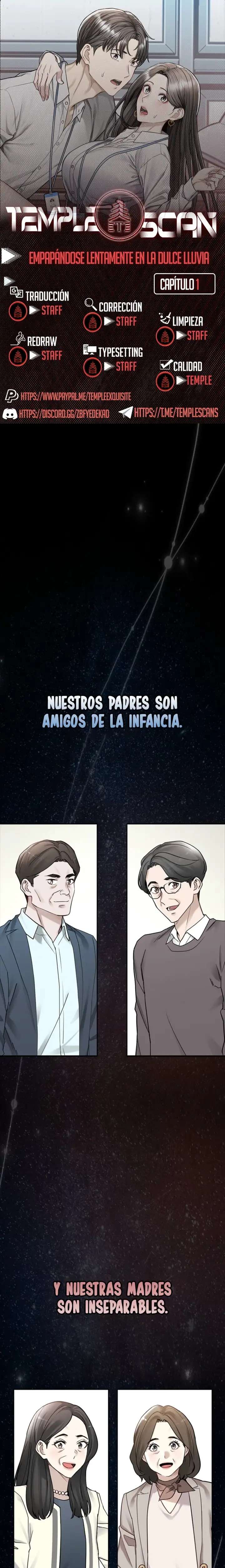 Empapandose Lentamente En La Dulce Lluvia Capítulo 1 - Page 1