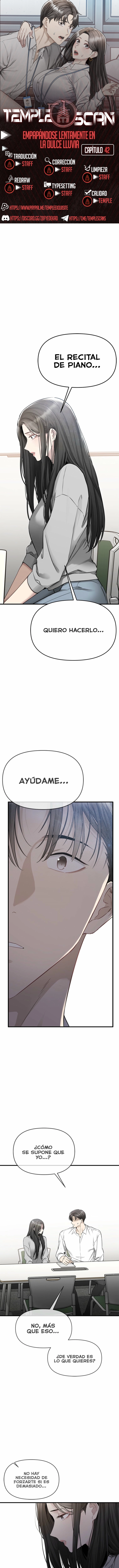 Empapandose Lentamente En La Dulce Lluvia Capítulo 42 - Page 1