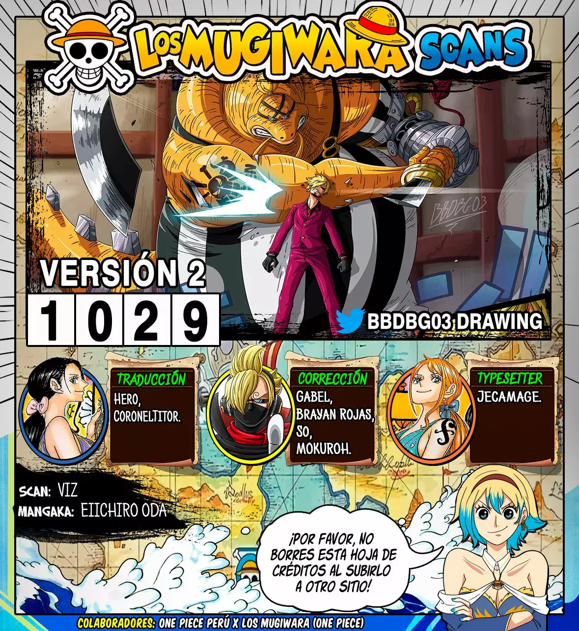 One Piece Capítulo 1029.5 - Page 1