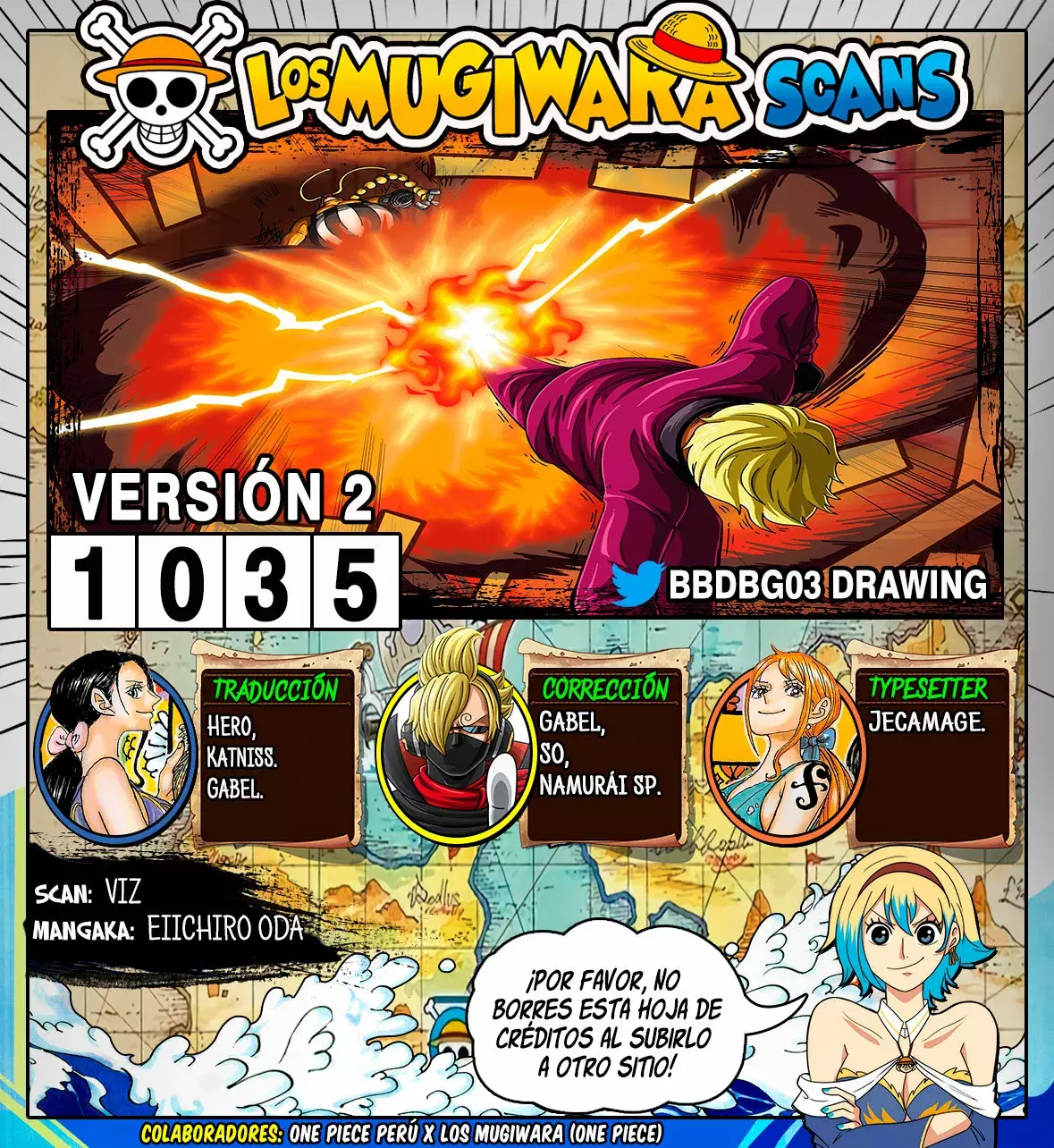 One Piece Capítulo 1035.5 - Page 1