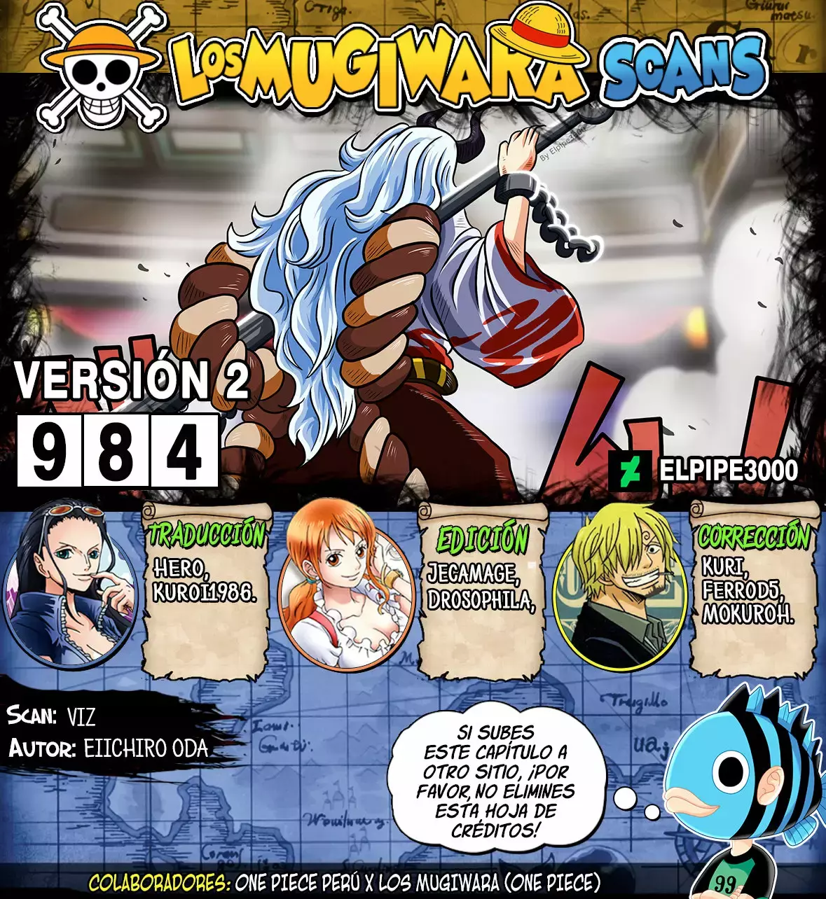 One Piece Capítulo 984.5 - Page 1