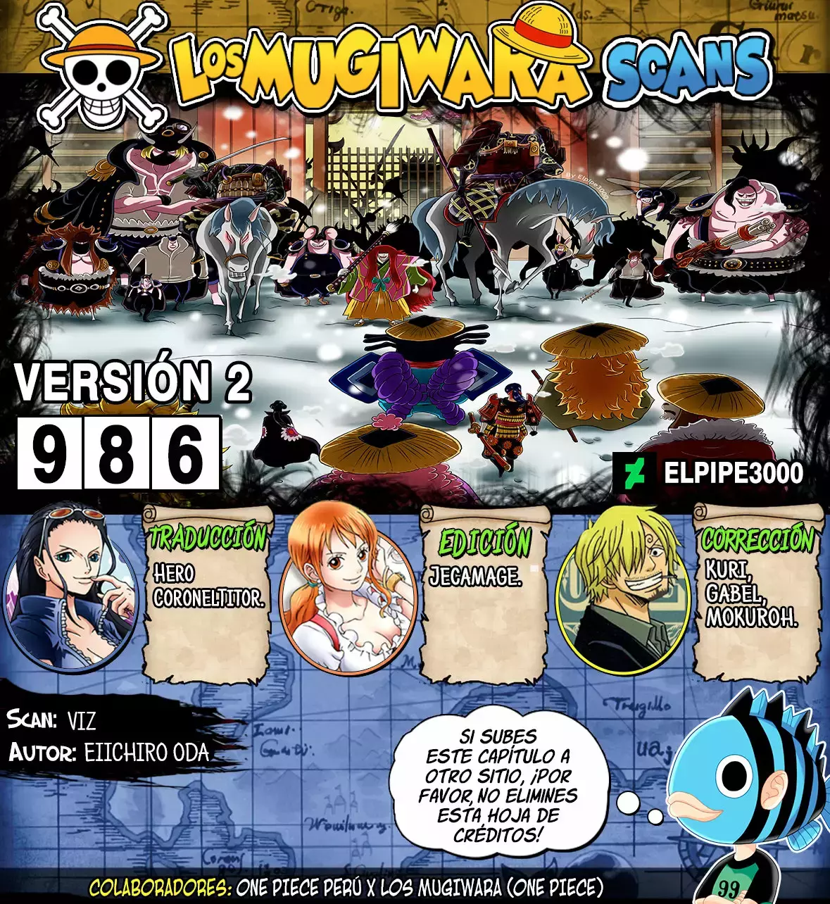 One Piece Capítulo 986.5 - Page 1