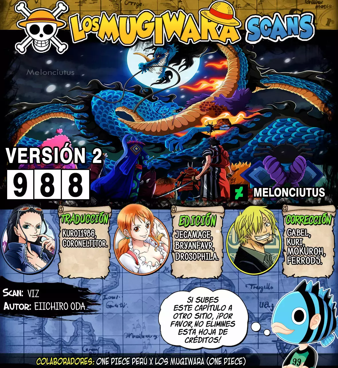 One Piece Capítulo 988.5 - Page 1