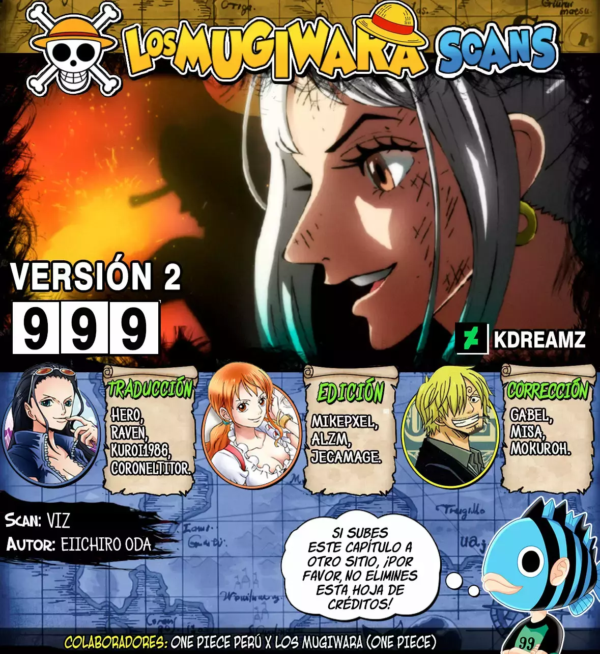 One Piece Capítulo 999.5 - Page 1