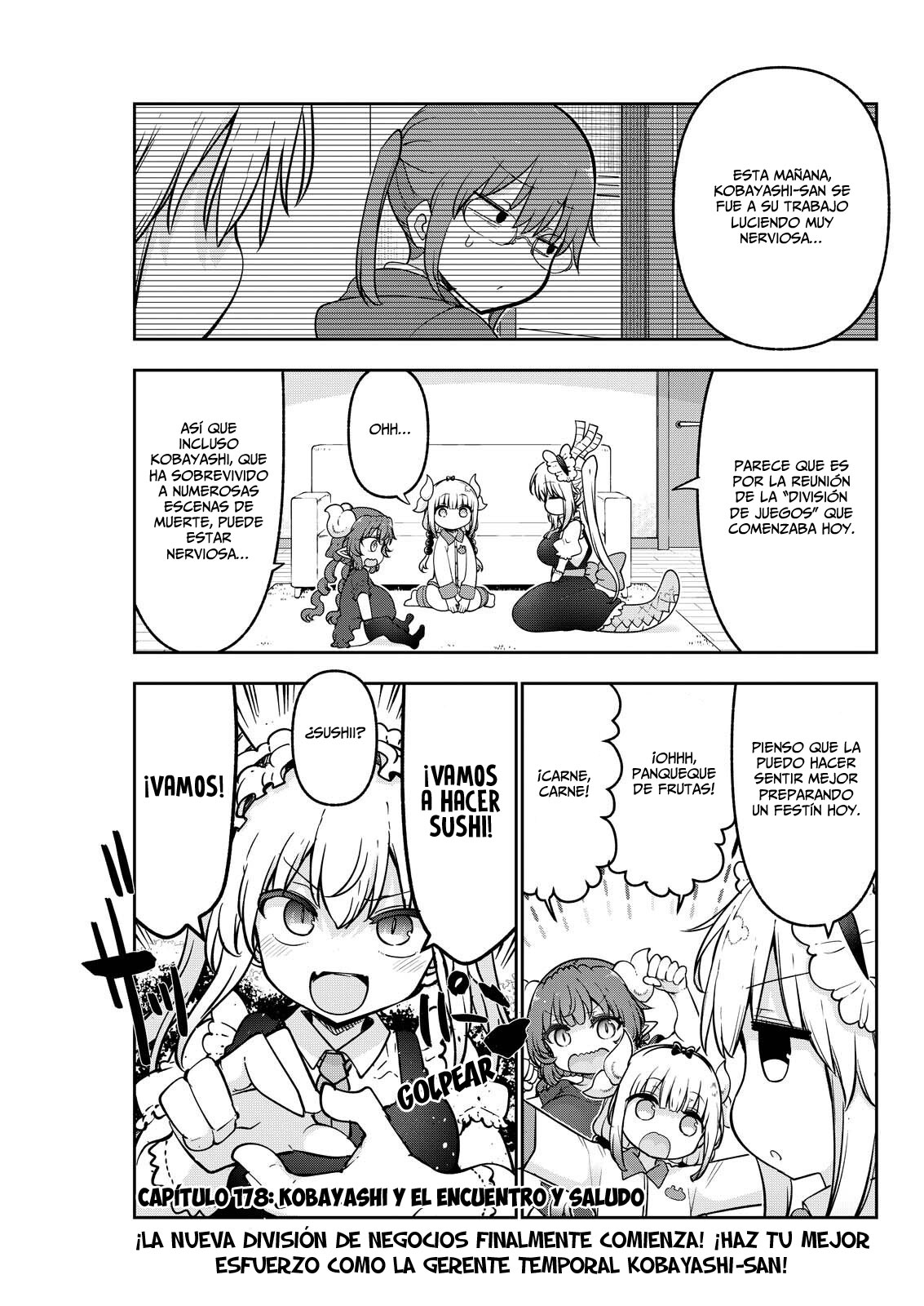 Kobayashi-san Chi no Maid Dragon Capítulo 178 - Page 2