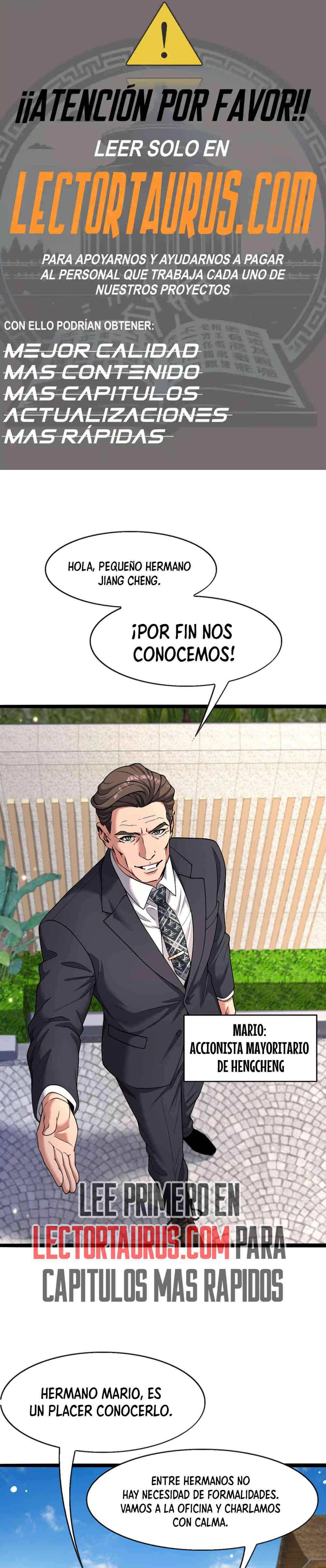 Soy un Magnate Divino, Es Lógico que Sea un Canalla, ¿No? Capítulo 25 - Page 1