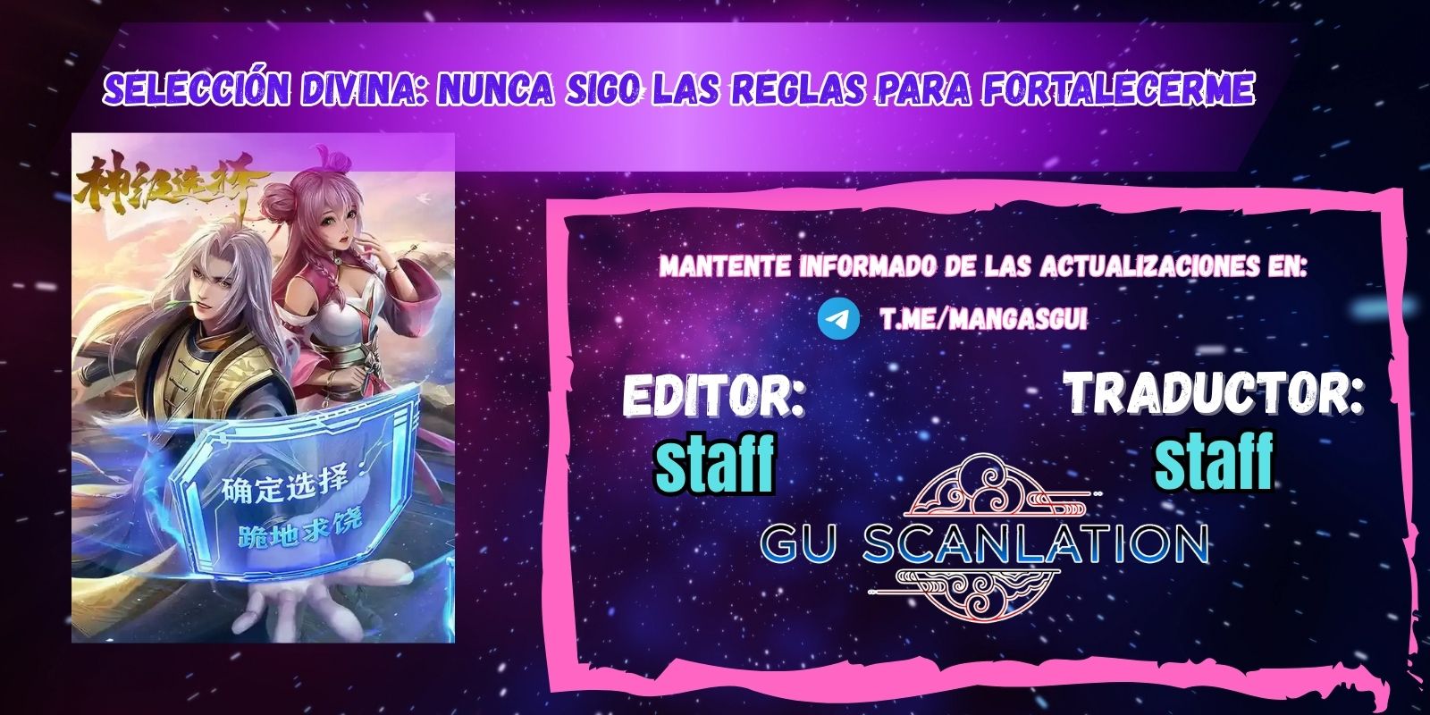 Selección Divina: Nunca Sigo las Reglas para Fortalecerme Capítulo 23 - Page 1