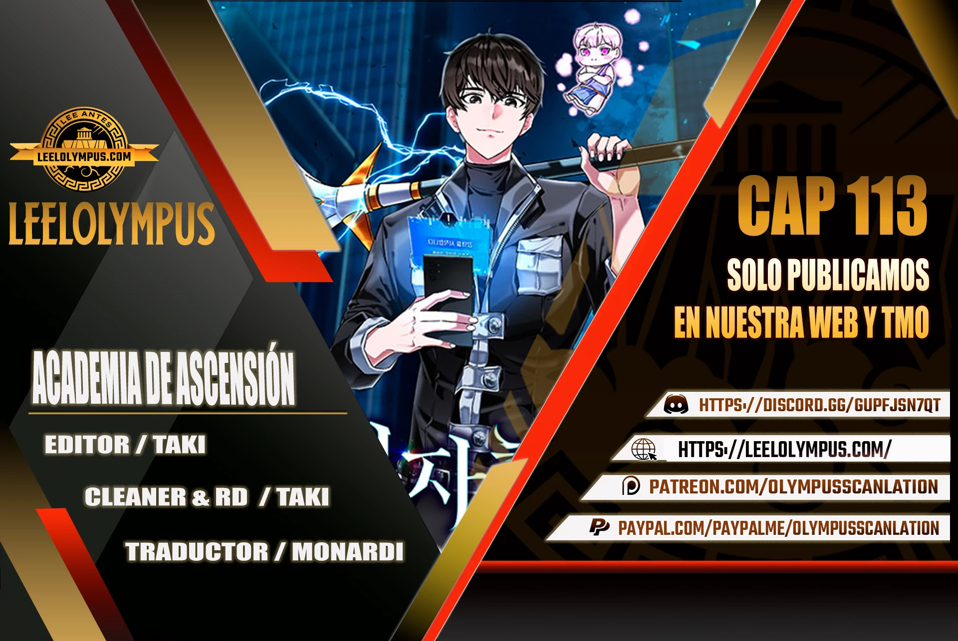 Academia de la Ascensión Capítulo 113 - Page 1