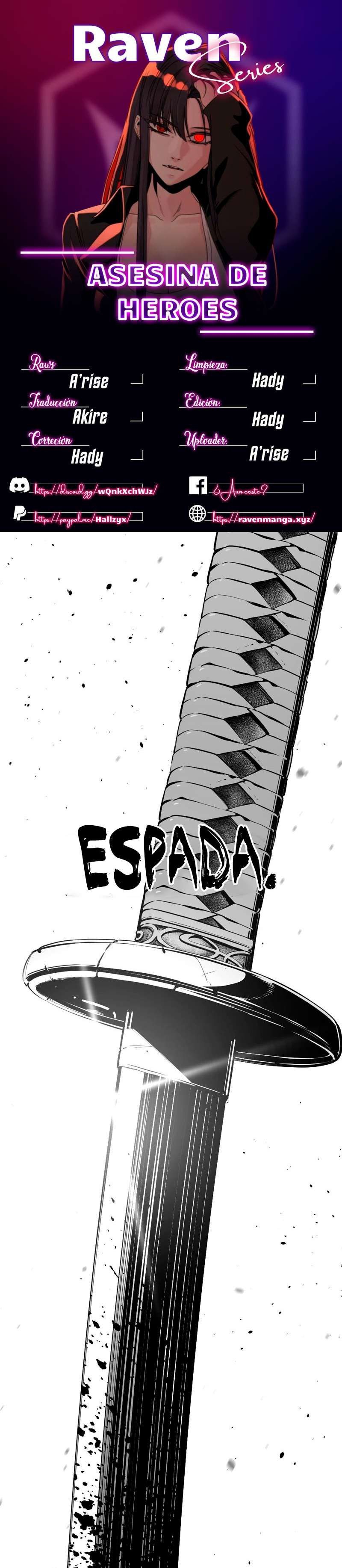 Asesina de heroes Capítulo 255 - Page 1
