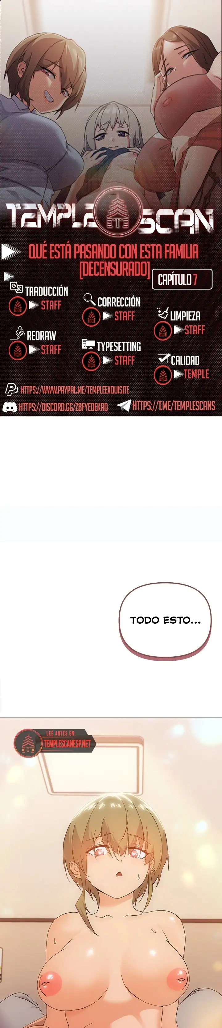 ¿Que le sucede a esta familia?  - Sin censura Capítulo 7 - Page 1