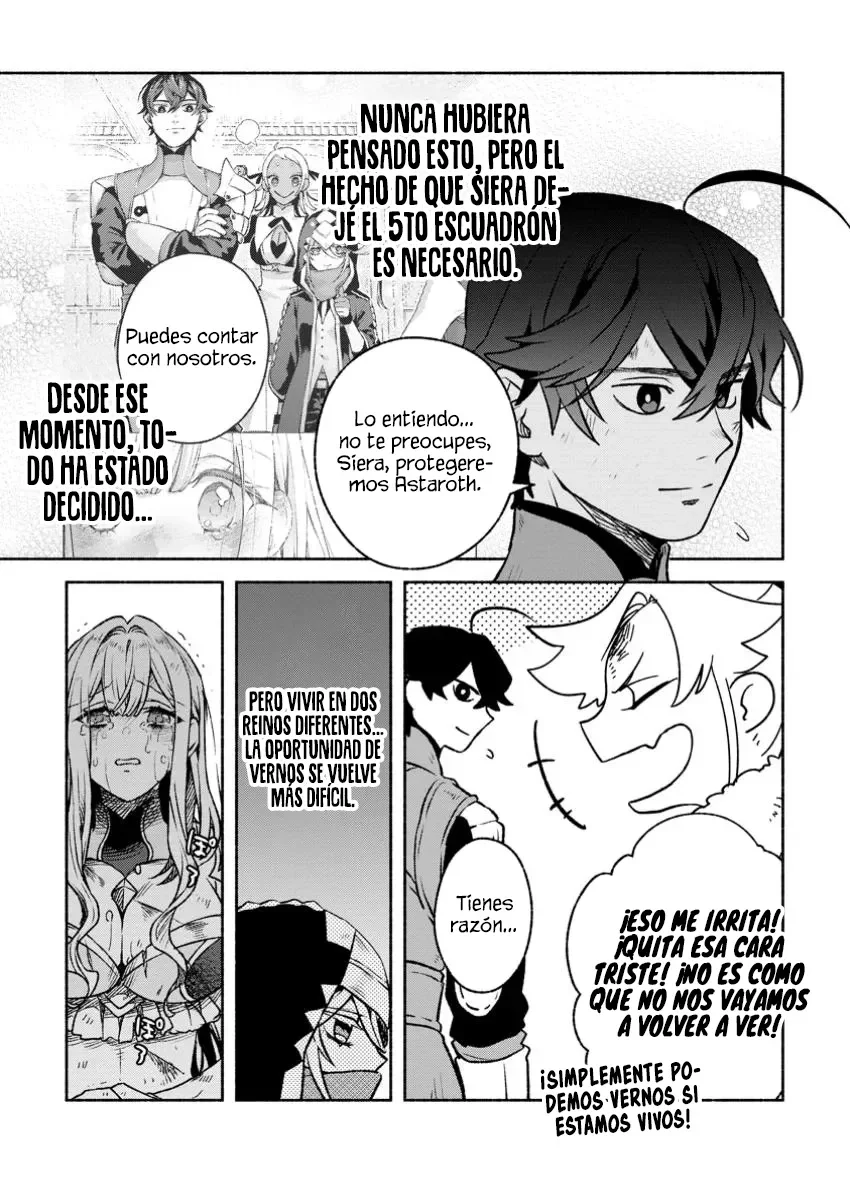 Sono Monban, Saikyou Nitsuki: Tsuihou Sareta Bougyo Ryoku 9999 no Senshi, Ou Miyako no Monban Toshite Musou Suru Capítulo 32.3 - Page 11