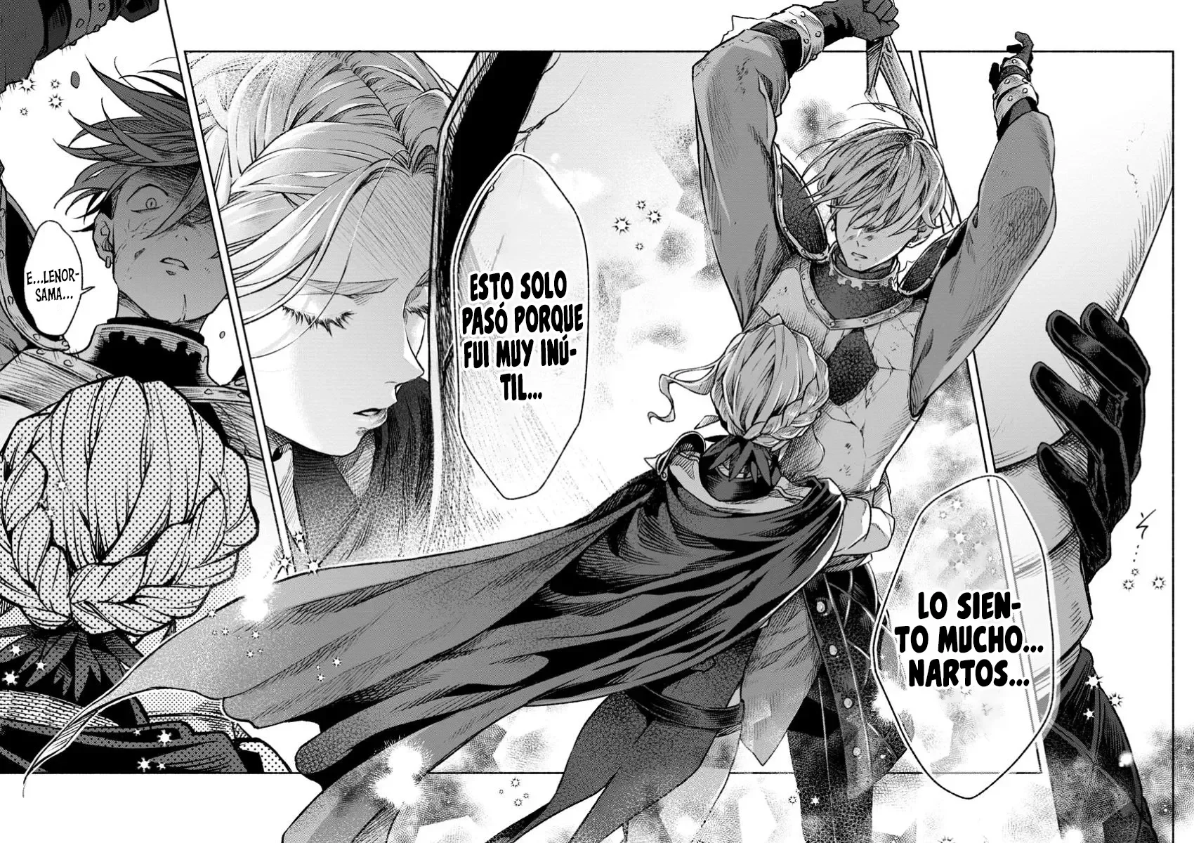 Sono Monban, Saikyou Nitsuki: Tsuihou Sareta Bougyo Ryoku 9999 no Senshi, Ou Miyako no Monban Toshite Musou Suru Capítulo 33.1 - Page 6