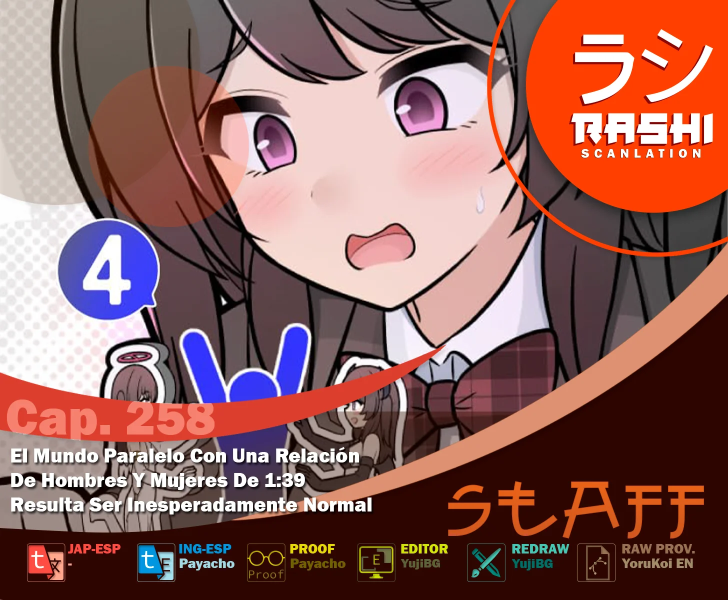 Danjohi 1:39 No Heikou Sekai Wa Omoi No Hoka Futsuu Capítulo 258 - Page 1