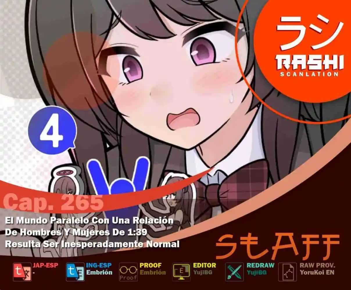 Danjohi 1:39 No Heikou Sekai Wa Omoi No Hoka Futsuu Capítulo 265 - Page 0