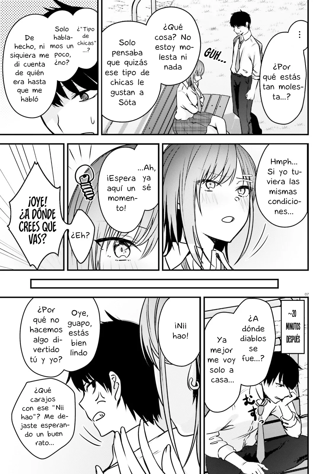 KANOJO WO UBATTA IKEMEN BISHOUJO GA NAZE KA ORE MADE NERATEKURU Capítulo 7 - Page 8
