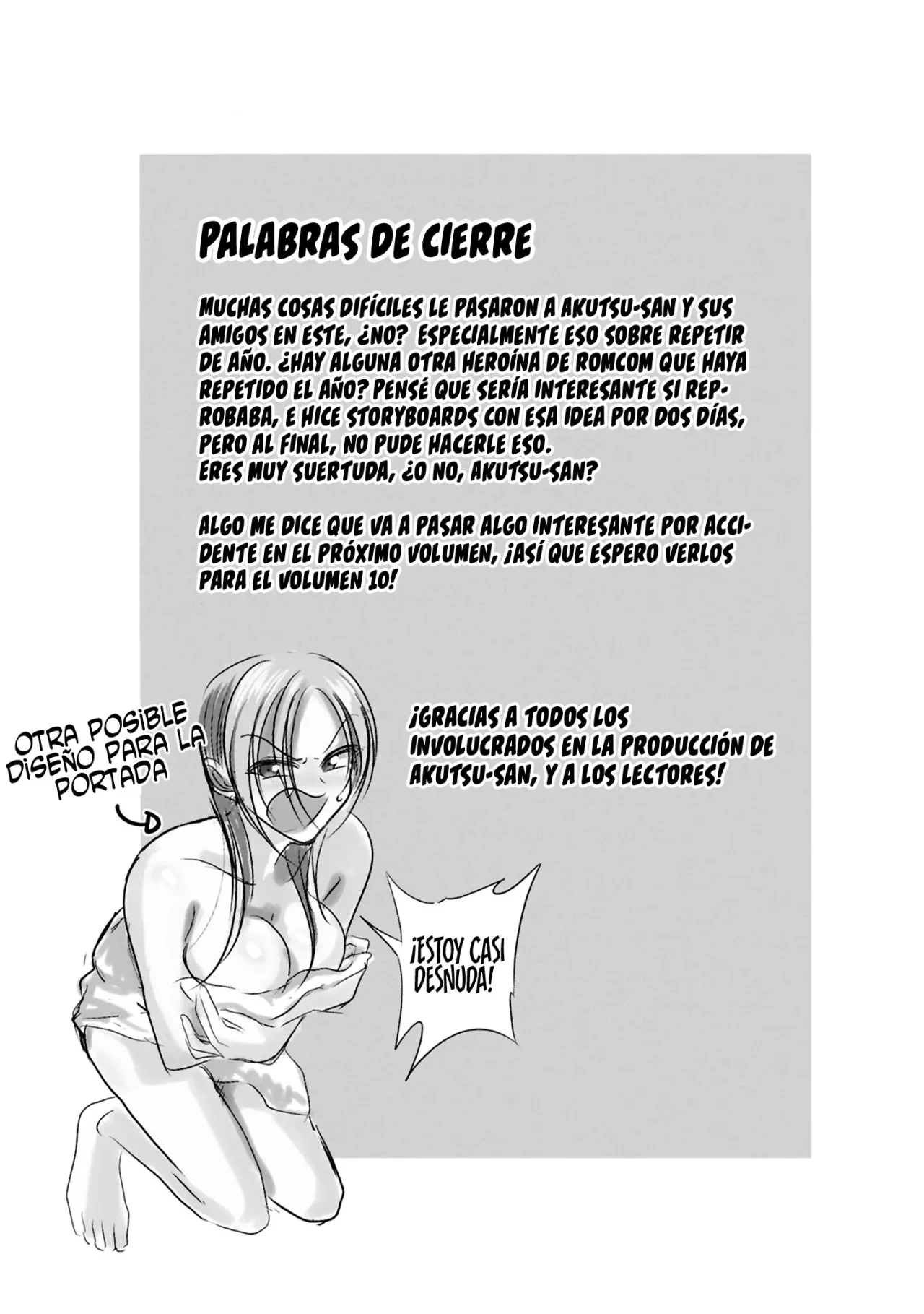 Por favor ve a casa, ¡Akutsu-san! Capítulo 175.2 - Page 7