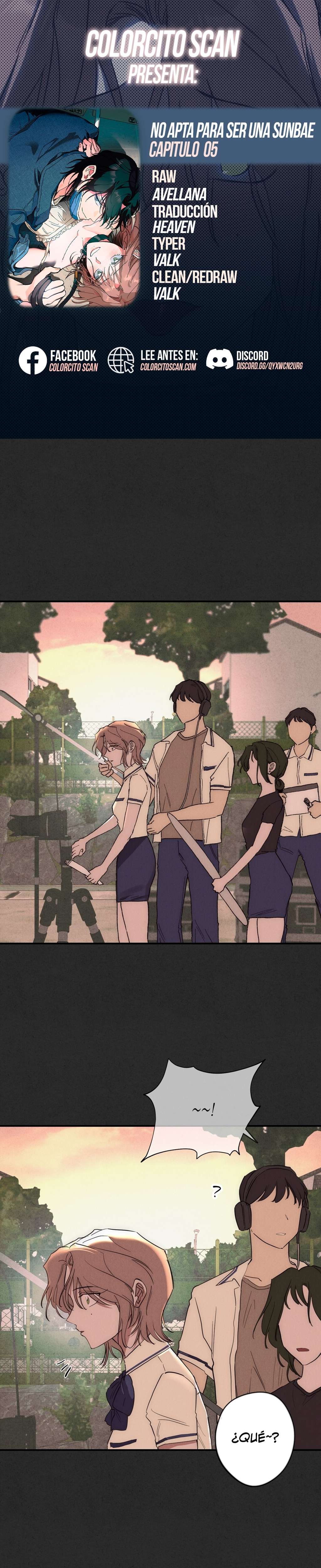 No apta para ser una Sunbae Capítulo 5 - Page 1