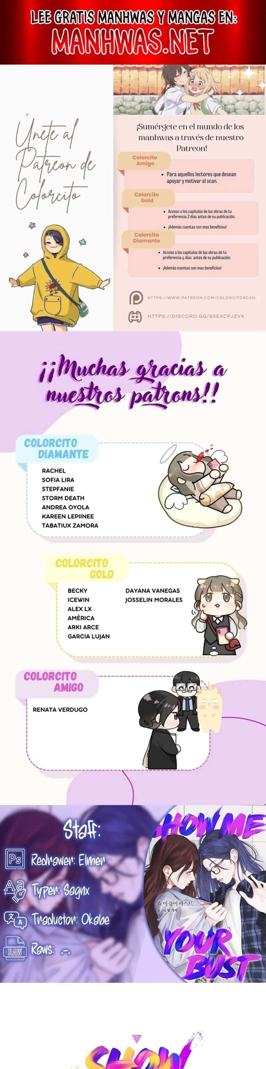 Muéstrame tu busto Capítulo 32 - Page 1