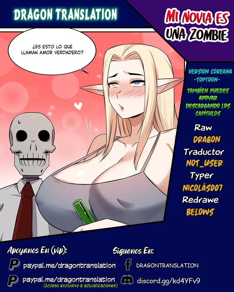 Mi Novia es una Zombie Capítulo 24 - Page 1