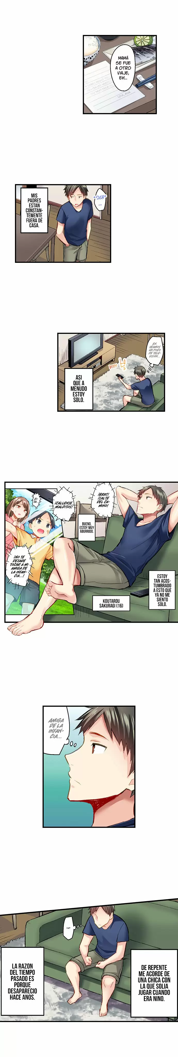 Mi amiga tiene que correrse para usar magia Capítulo 1 - Page 3