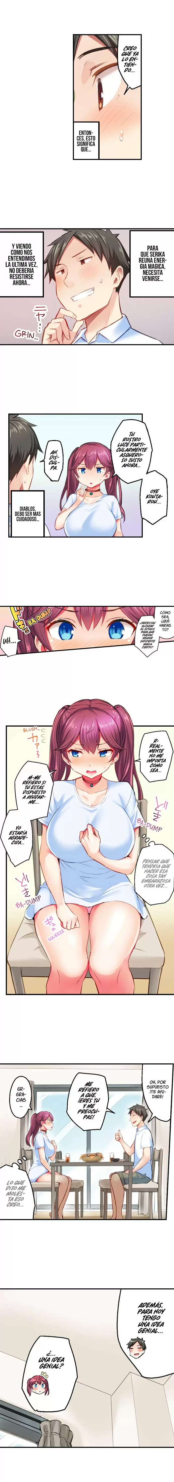 Mi amiga tiene que correrse para usar magia Capítulo 4 - Page 8