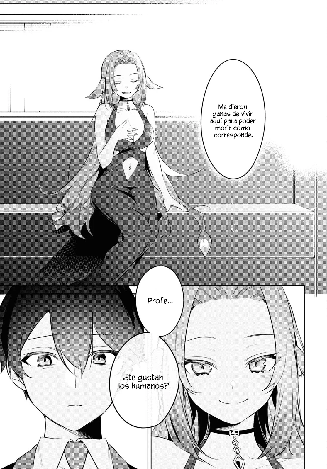 Jingai Kyoushitsu no Ningen Kirai Kyoushi ~Hitoma-sensei, Watashi-tachi ni Ningen wo Oshiete kuremasu ka….?~ Capítulo 16 - Page 8