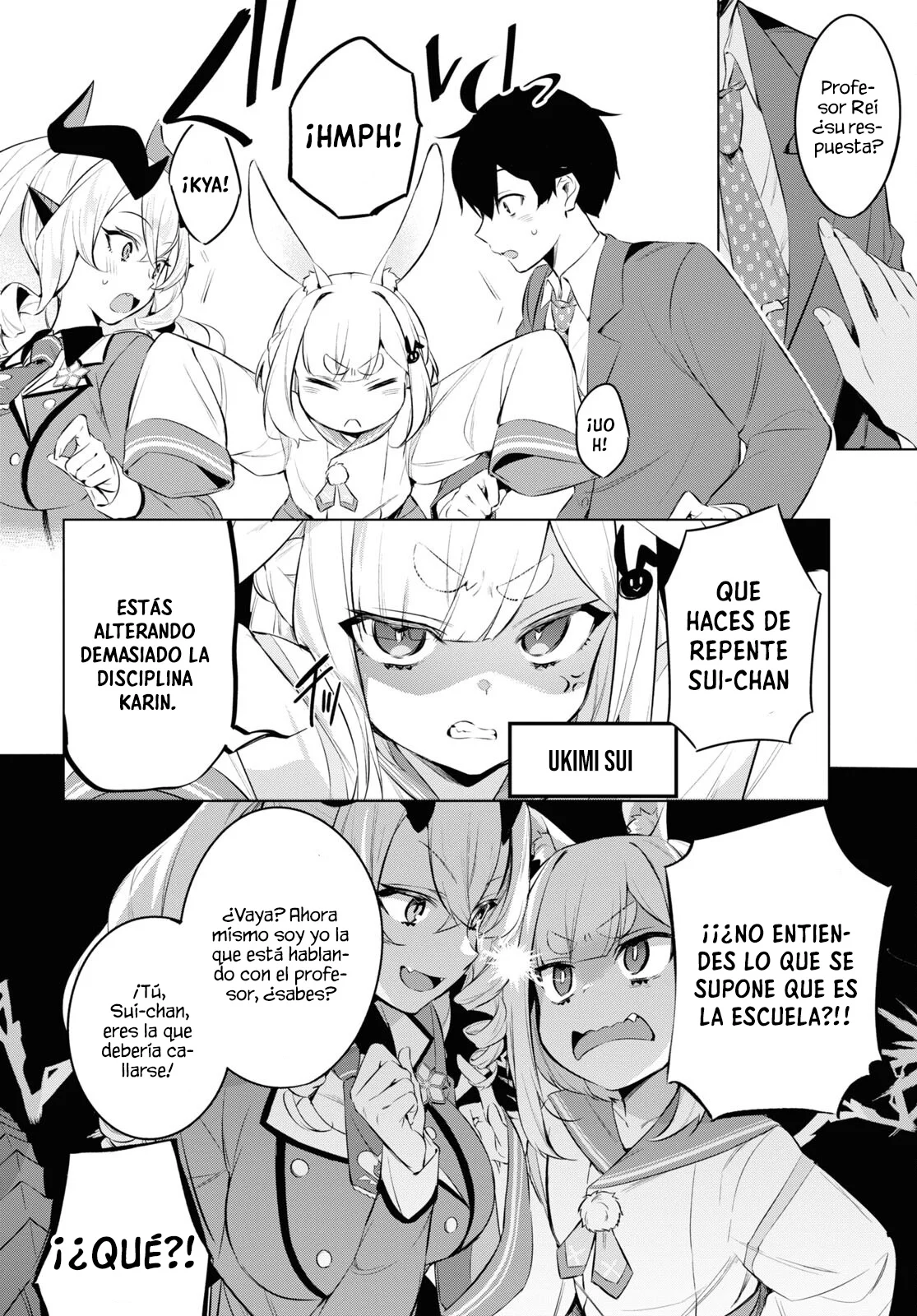 Jingai Kyoushitsu no Ningen Kirai Kyoushi ~Hitoma-sensei, Watashi-tachi ni Ningen wo Oshiete kuremasu ka….?~ Capítulo 17 - Page 10