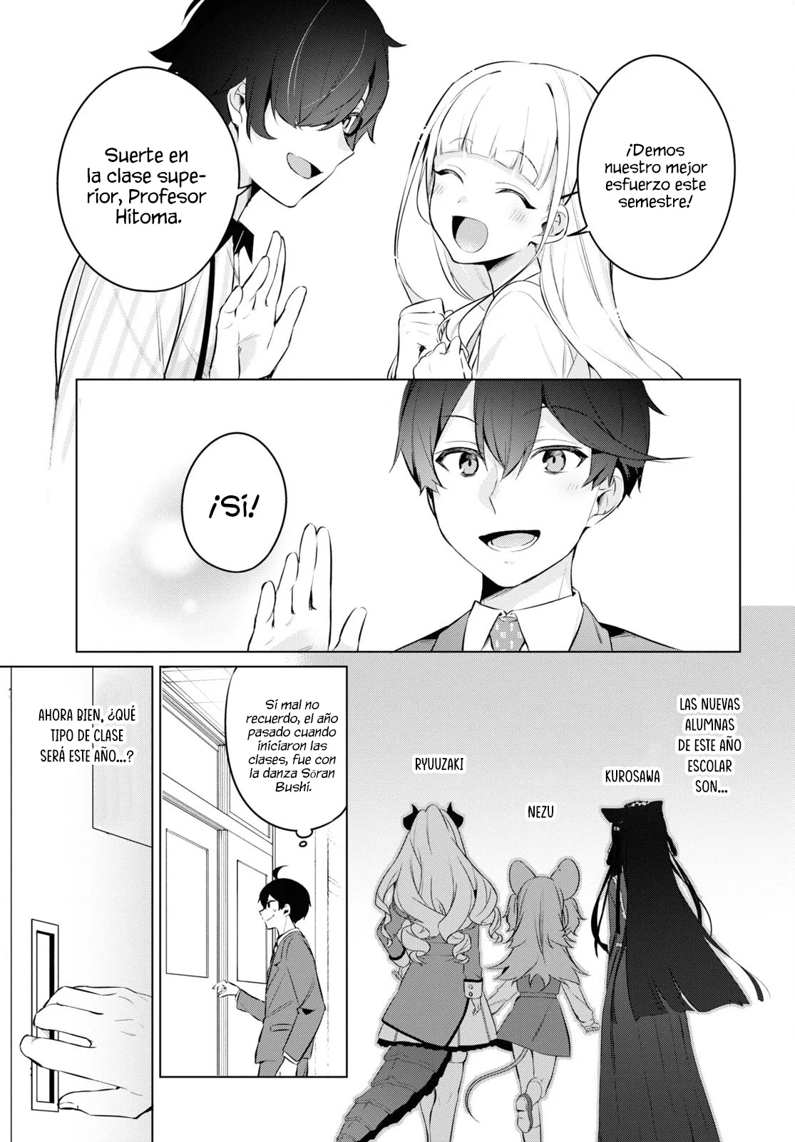 Jingai Kyoushitsu no Ningen Kirai Kyoushi ~Hitoma-sensei, Watashi-tachi ni Ningen wo Oshiete kuremasu ka….?~ Capítulo 17 - Page 7