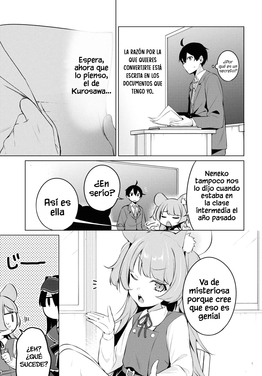 Jingai Kyoushitsu no Ningen Kirai Kyoushi ~Hitoma-sensei, Watashi-tachi ni Ningen wo Oshiete kuremasu ka….?~ Capítulo 18 - Page 13