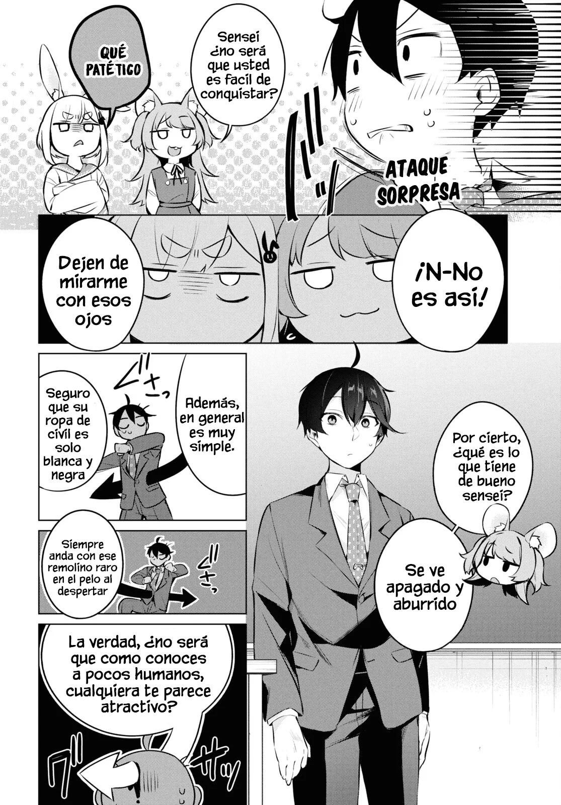 Jingai Kyoushitsu no Ningen Kirai Kyoushi ~Hitoma-sensei, Watashi-tachi ni Ningen wo Oshiete kuremasu ka….?~ Capítulo 18 - Page 20