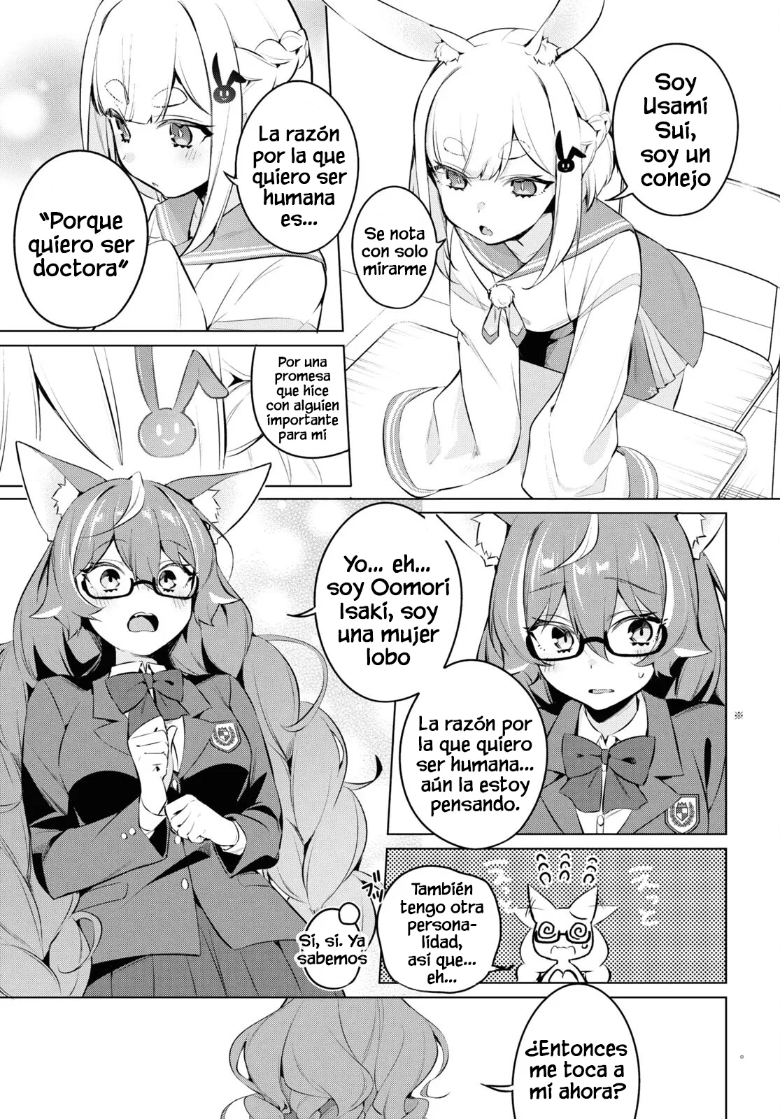 Jingai Kyoushitsu no Ningen Kirai Kyoushi ~Hitoma-sensei, Watashi-tachi ni Ningen wo Oshiete kuremasu ka….?~ Capítulo 18 - Page 9