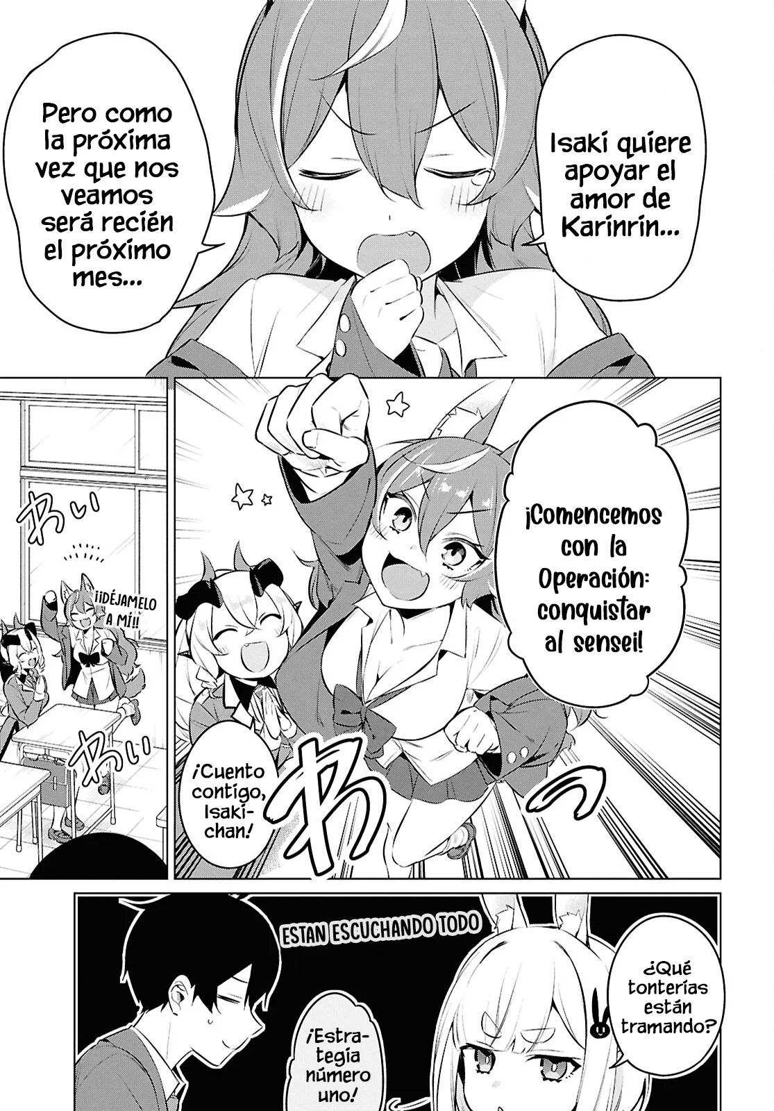 Jingai Kyoushitsu no Ningen Kirai Kyoushi ~Hitoma-sensei, Watashi-tachi ni Ningen wo Oshiete kuremasu ka….?~ Capítulo 19 - Page 15
