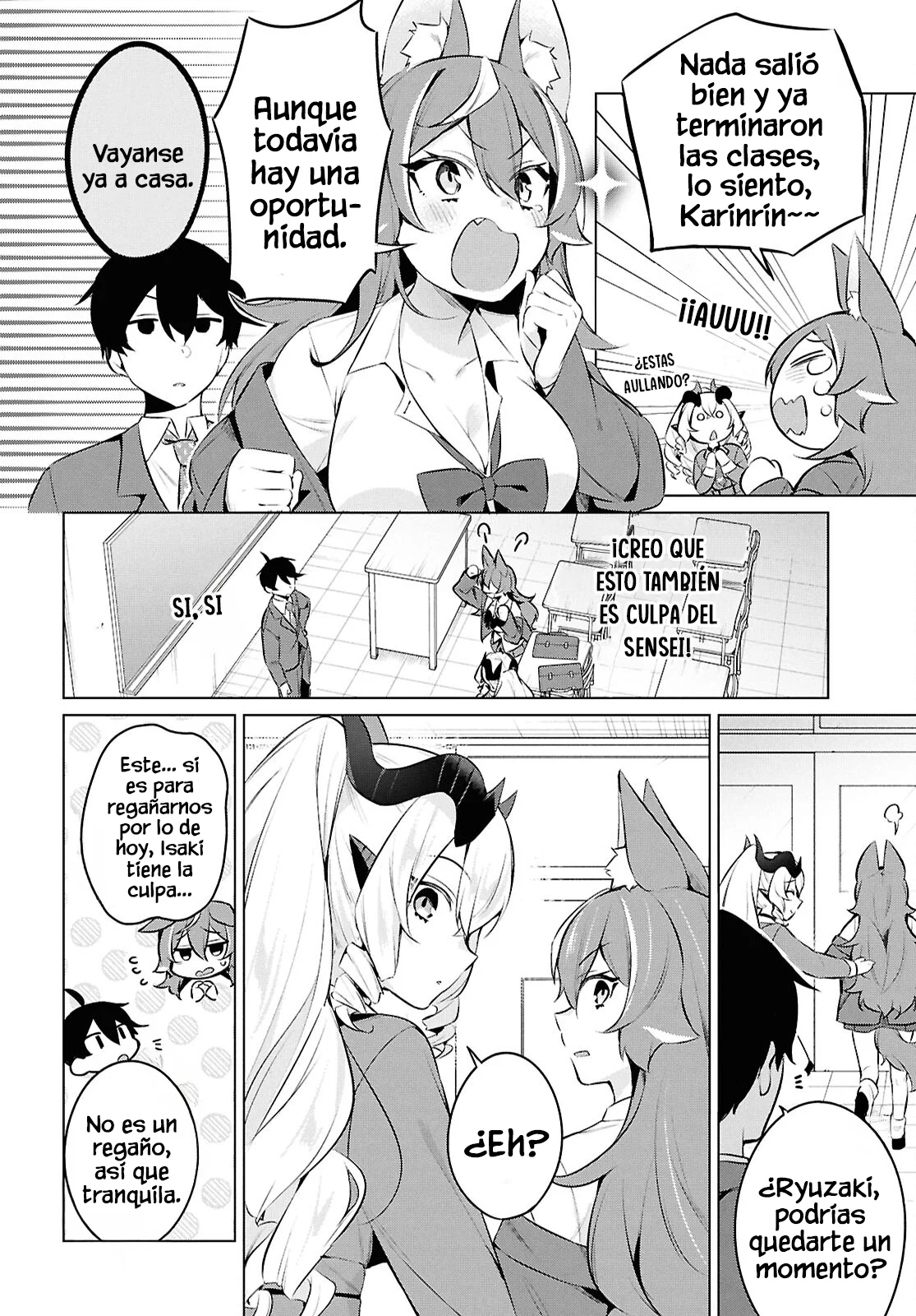 Jingai Kyoushitsu no Ningen Kirai Kyoushi ~Hitoma-sensei, Watashi-tachi ni Ningen wo Oshiete kuremasu ka….?~ Capítulo 19 - Page 20