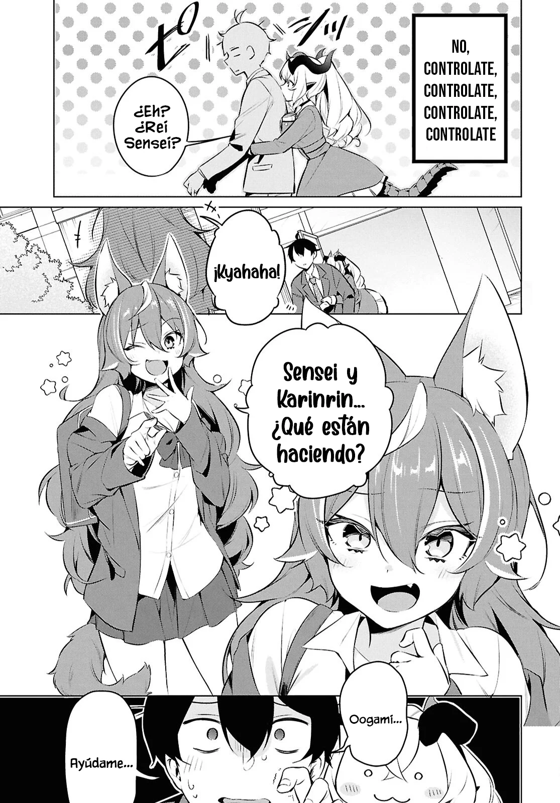 Jingai Kyoushitsu no Ningen Kirai Kyoushi ~Hitoma-sensei, Watashi-tachi ni Ningen wo Oshiete kuremasu ka….?~ Capítulo 19 - Page 7
