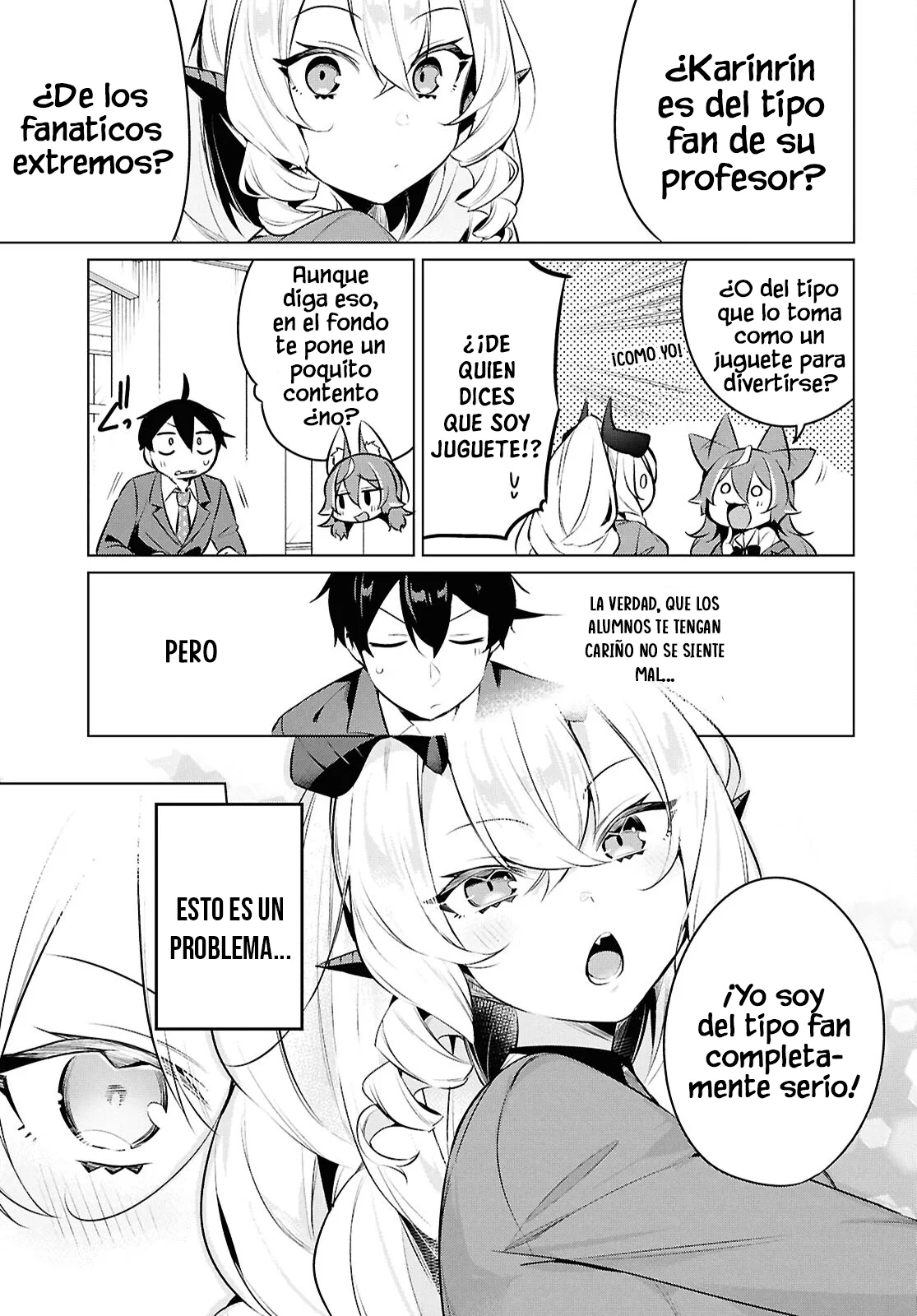 Jingai Kyoushitsu no Ningen Kirai Kyoushi ~Hitoma-sensei, Watashi-tachi ni Ningen wo Oshiete kuremasu ka….?~ Capítulo 19 - Page 9