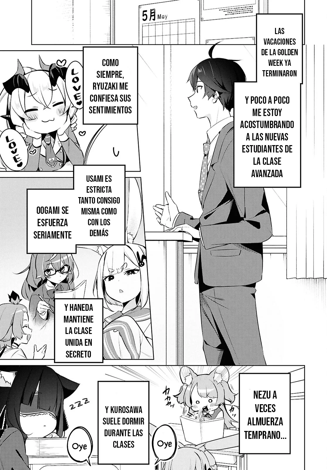 Jingai Kyoushitsu no Ningen Kirai Kyoushi ~Hitoma-sensei, Watashi-tachi ni Ningen wo Oshiete kuremasu ka….?~ Capítulo 22 - Page 5